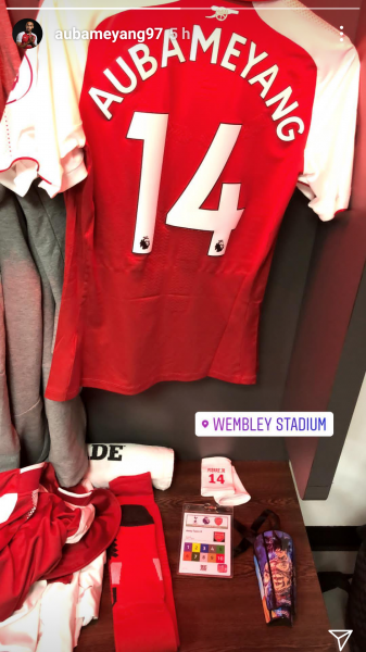 Dans les Vestiaires d'Arsenal