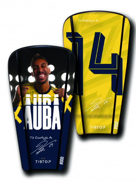 Protège tibias P.E. AUBAMEYANG 14.  Signature Edition